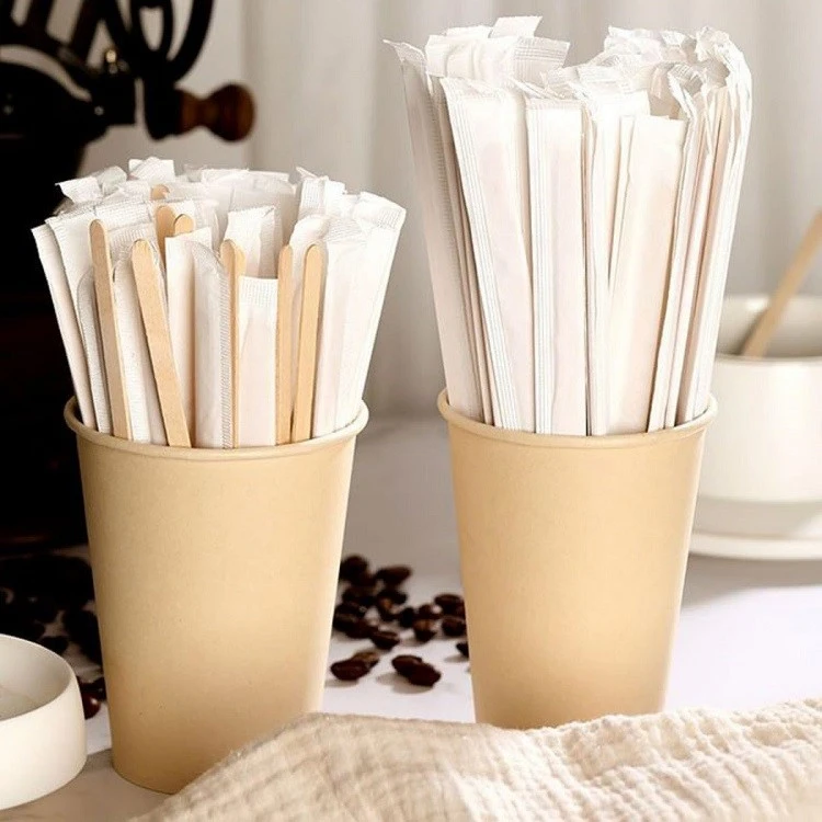 7 Inch Individually Wrapped Coffee Stir Sticks – Clean, Convenient & Eco-Friendly