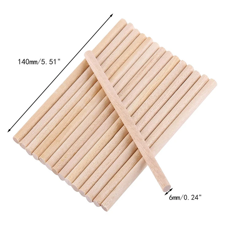 140X6mm round stick wood 140X6mm round stick wood
